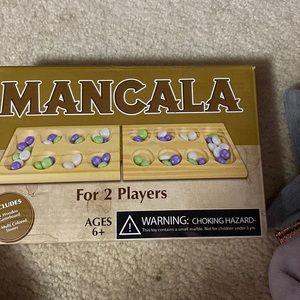 MANCALA WOODEN BOARD GAME
